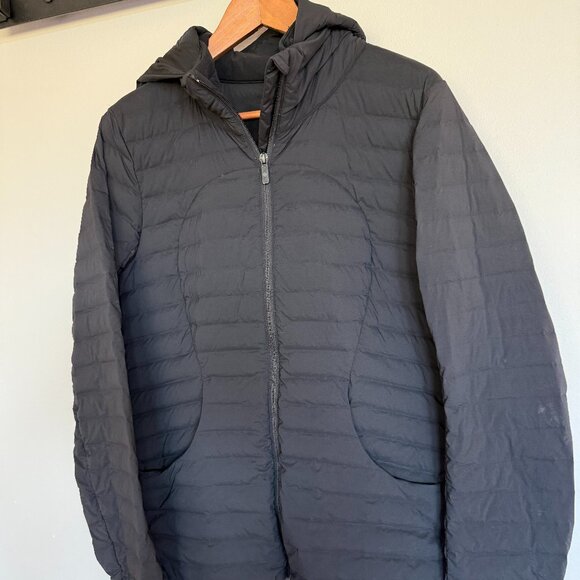 Lululemon Pack It Down Jacket Black Size 10 - Picture 1 of 13